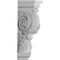Ekena Millwork 20 7/8"W x 13 1/2"H x 5 1/2"P Rose Capital (Fits Pilasters up to 15 1/4"W x 2 3/4"D) CAP20X13X05RO - alternate 4